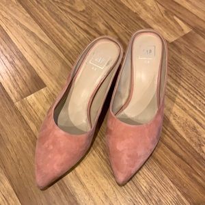 Gap heeled mules